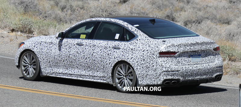 Illustration for article titled Hyundai "Hellaflush" Division Caught Testing with Genesis G80